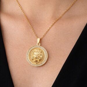 Women's 18K Gold Plated Necklace – Heart Necklace Hypoallergenic Stainless Steel